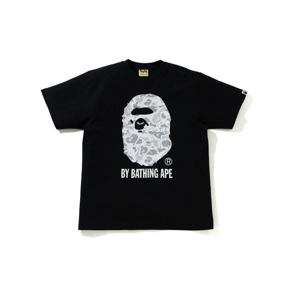 BAPE Space Camo T-Shirt Short Sleeve Tee Black Men’s XL